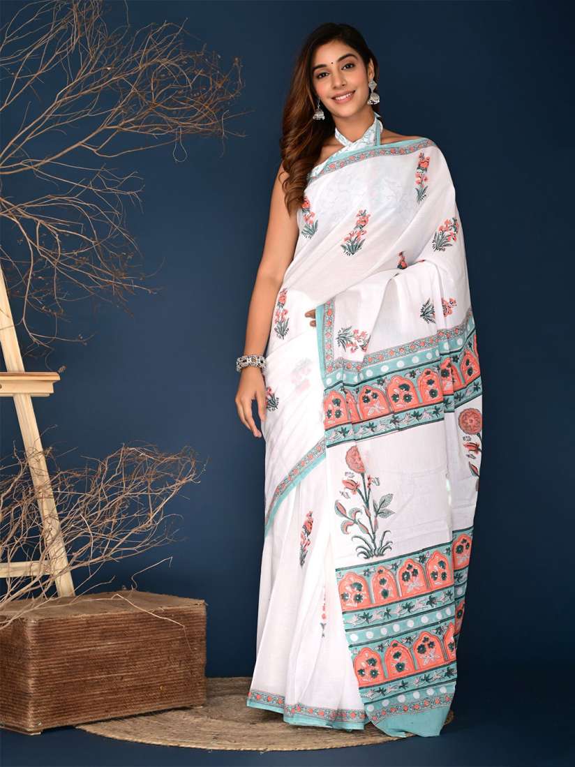 Myntra pure cotton sarees top