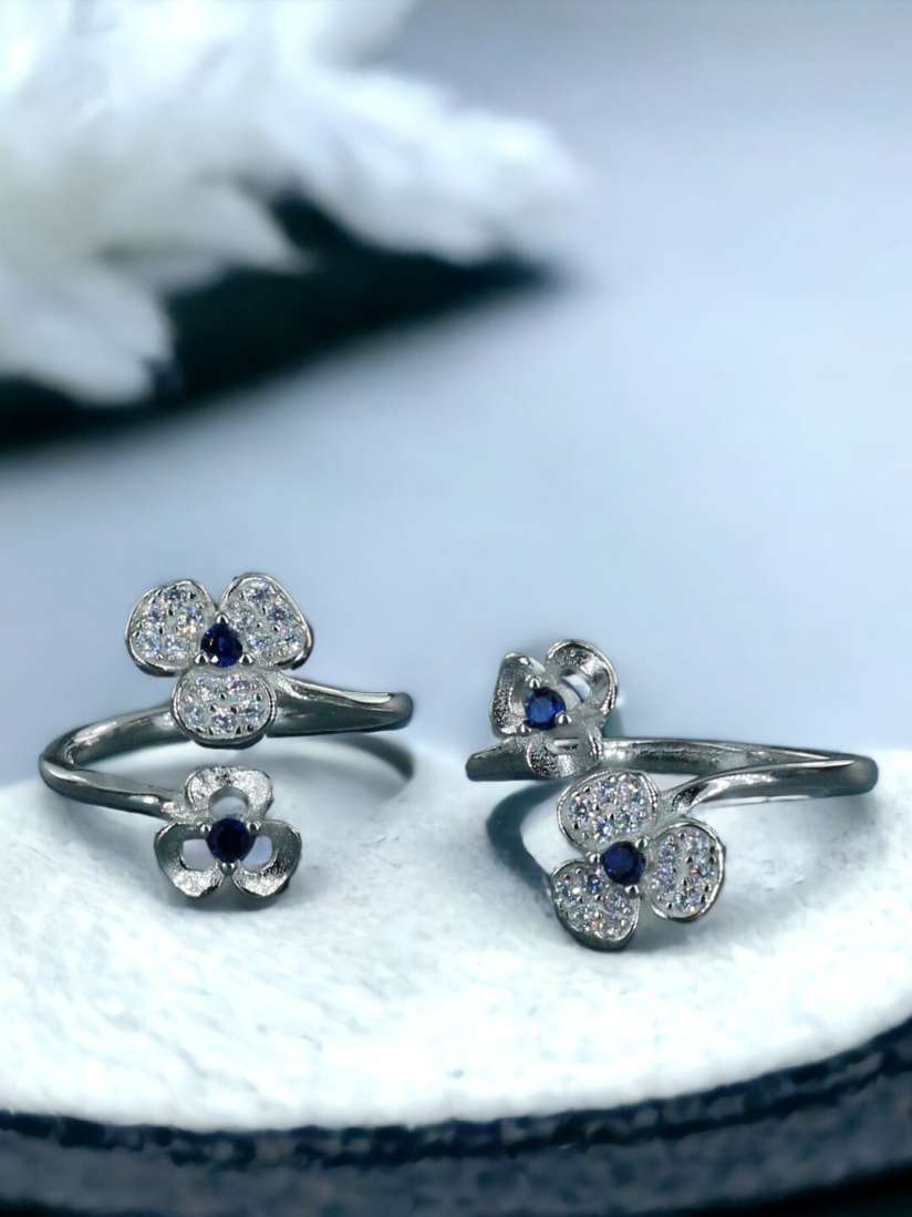 Taraash silver toe rings discount