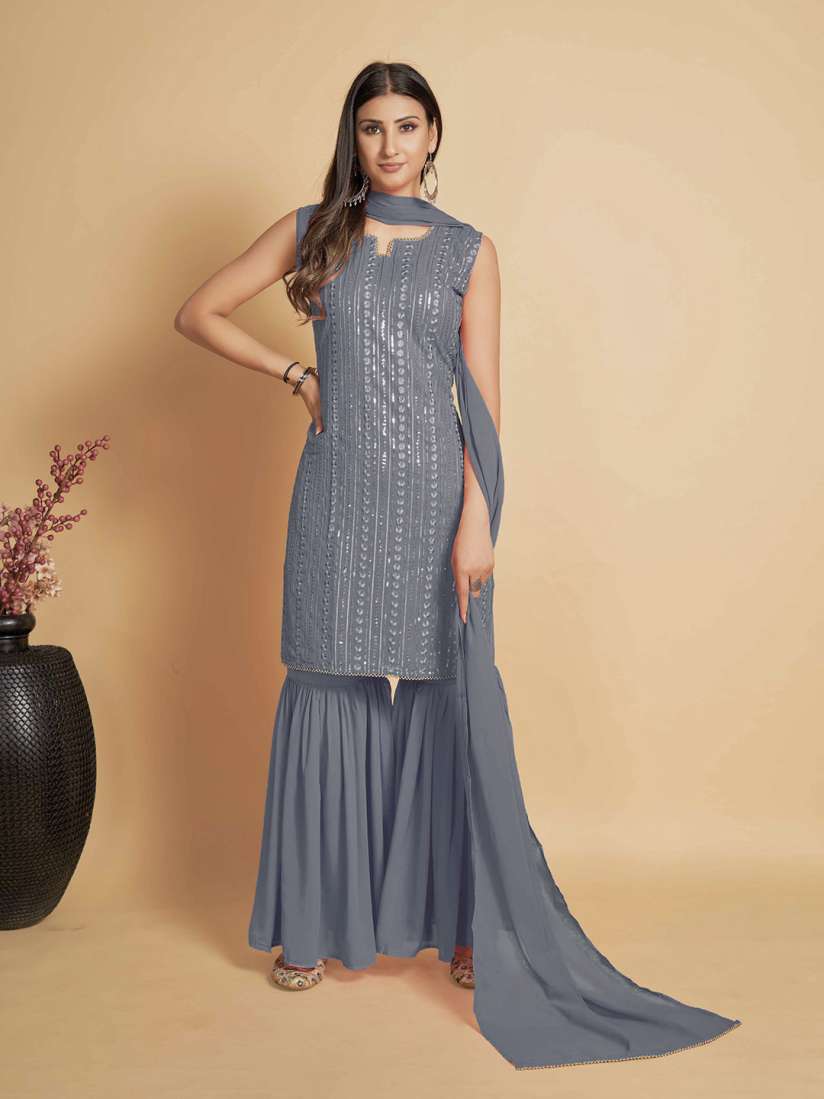 Sharara suit myntra shop