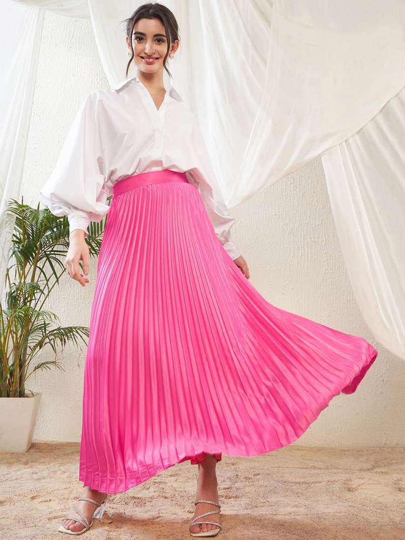 Flared skirt myntra on sale