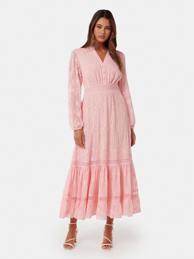 Forever new shine lace floral dress hotsell