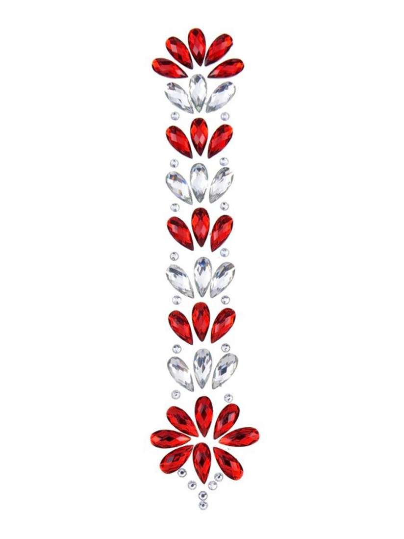 Buy COLOR STYLE Artificial Stones Studded Maang Tikka Sticker Head Jewellery for Women 27570132 Myntra