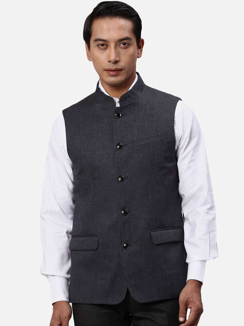 Buy Park Avenue Woven Design Slim Fit Nehru Jacket Nehru Jackets for Men 27594946 Myntra