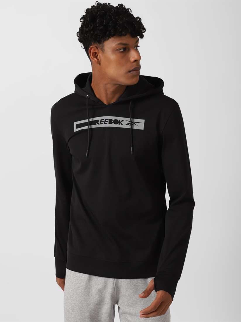 Reebok hooded sweatshirt discount