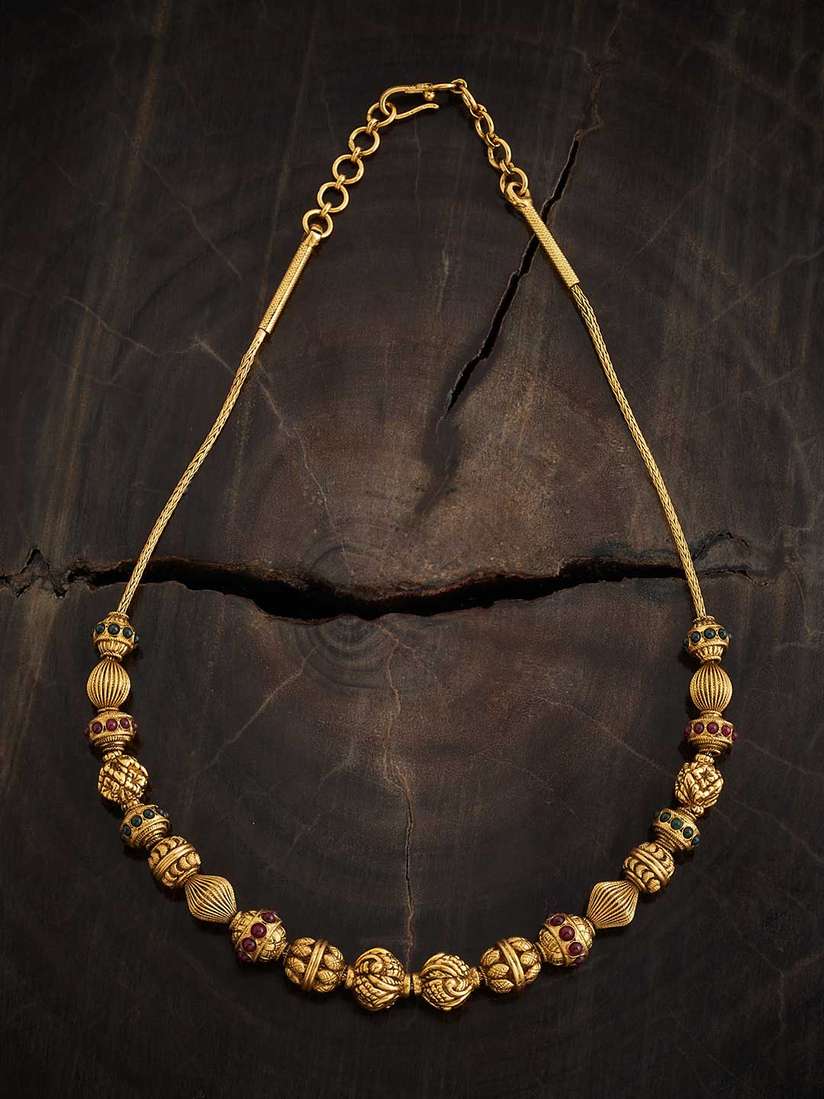 Temple Gold Plated Silver Ornaments Kundan Silver Base Gold Plated