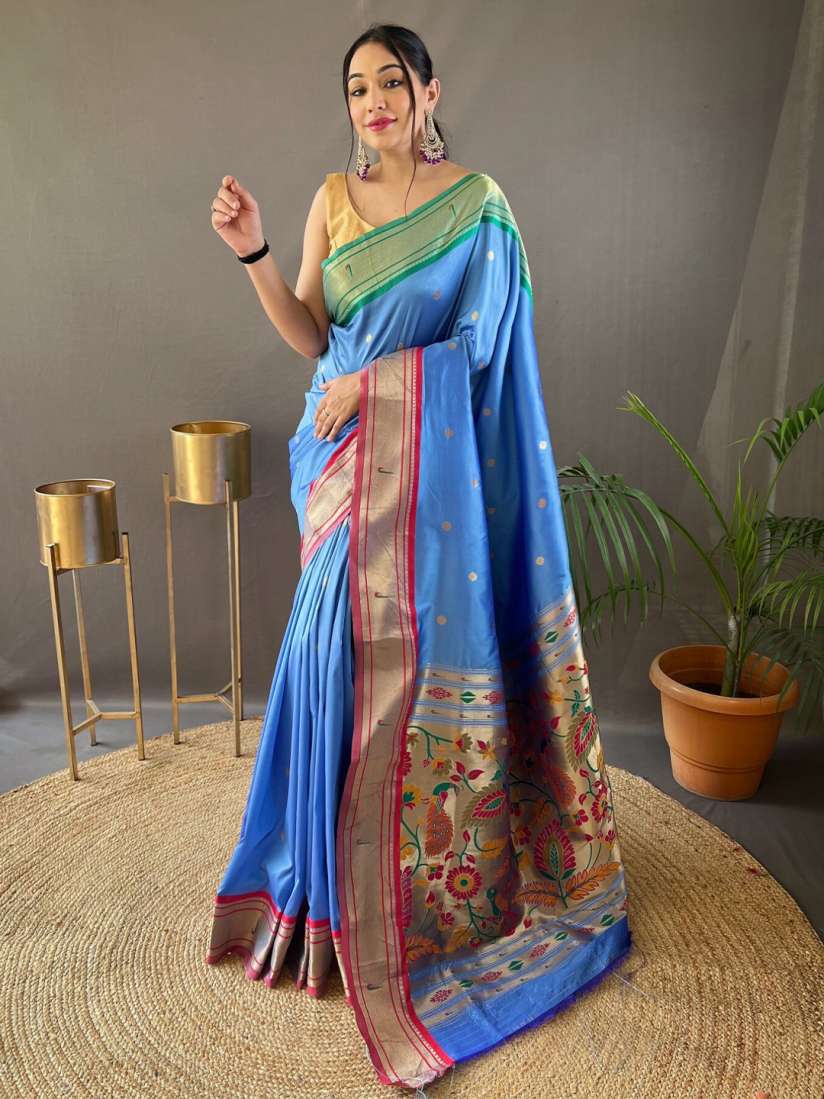 Buy LeeliPeeri Designer Ethnic Motifs Woven Design Zari Saree Sarees for Women 27609496 Myntra