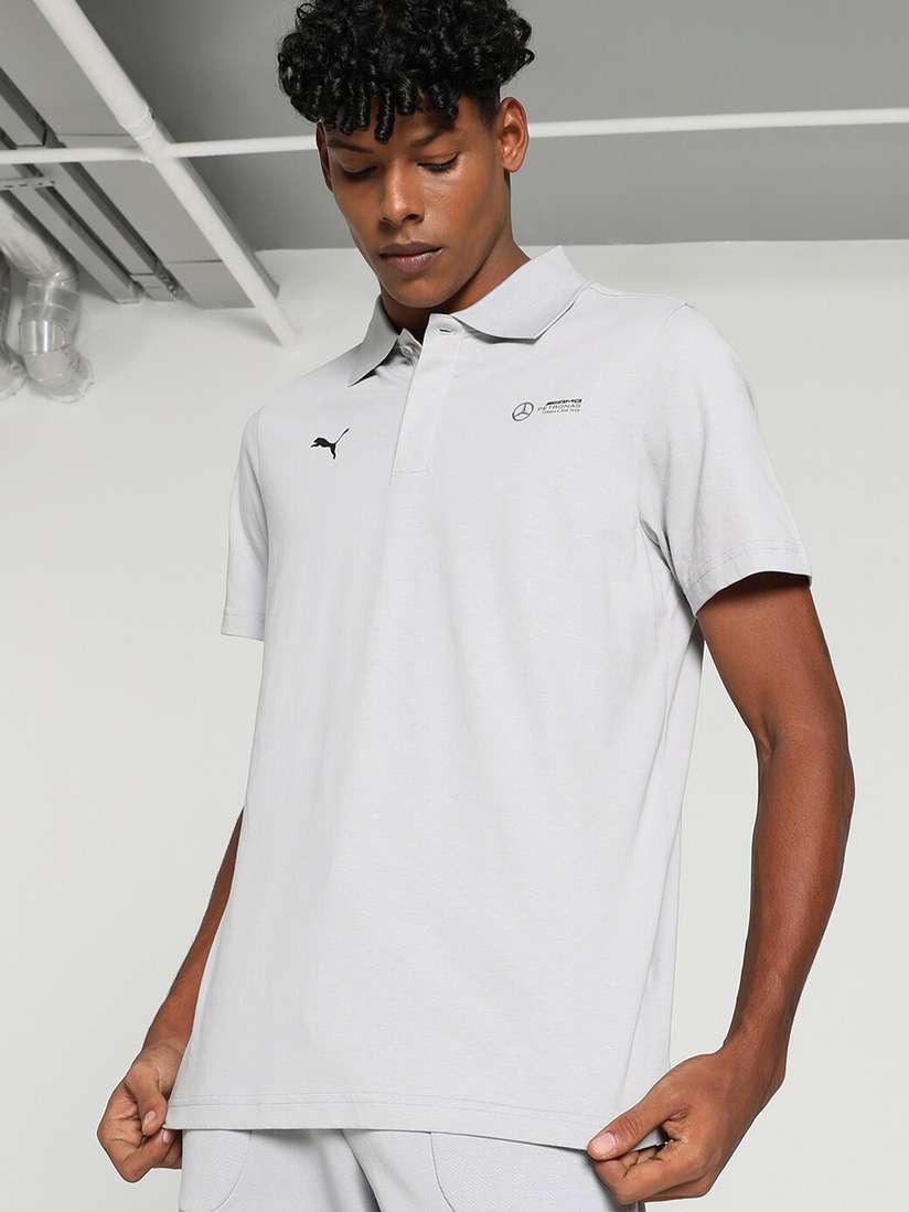 Buy PUMA Motorsport Mercedes-AMG Petronas Printed Polo Collar Cotton  T-shirt - Tshirts for Men 27613914 | Myntra