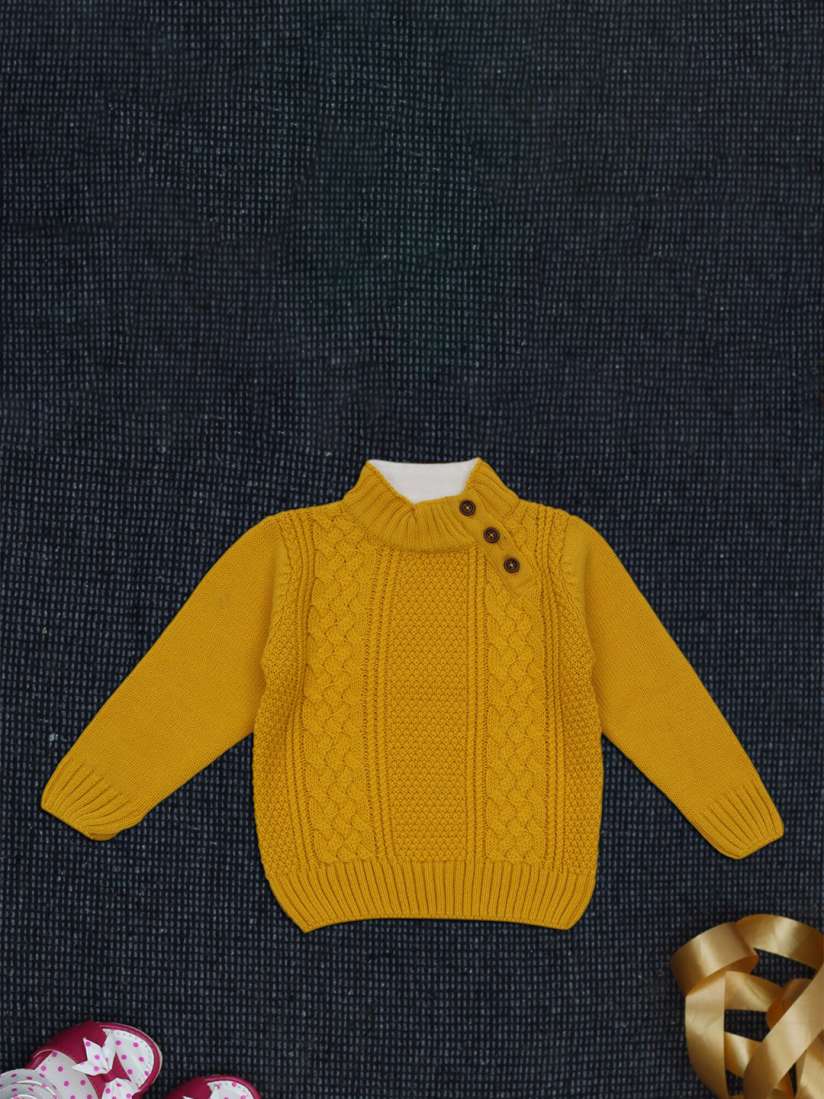 Boys gold sweater clearance