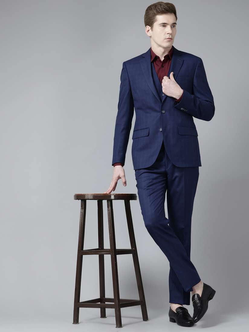 Buy Park Avenue Formal Blazer Trouser With Waistcoat Suits for Men 27622556 Myntra