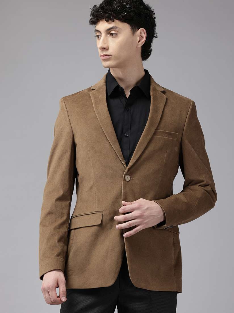 Buy Park Avenue Textured Slim Fit Blazer Blazers for Men 27623908 Myntra