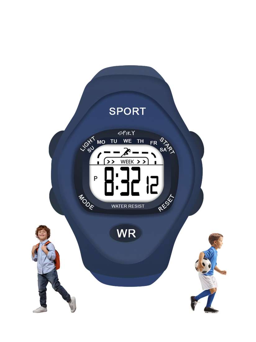 Buy Spiky Kids Wrap Around Straps Digital Automatic Watch SPKEVA24 C3 BLU Watches for Unisex Kids 27624738 Myntra