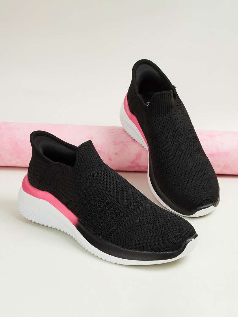 Buy Ginger by Lifestyle Women Textured Round Toe Slip On Sneakers Casual Shoes for Women 27627924 Myntra