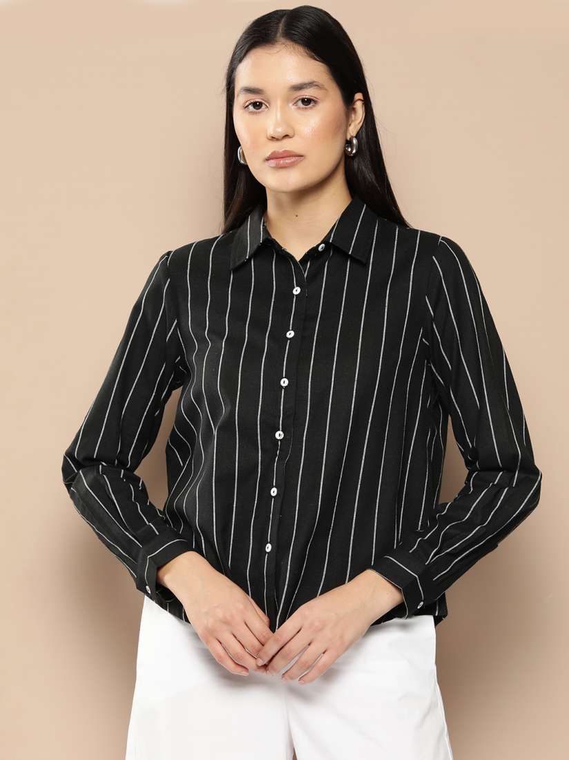 Buy Chemistry Striped Formal Shirt Shirts for Women 27631984 Myntra
