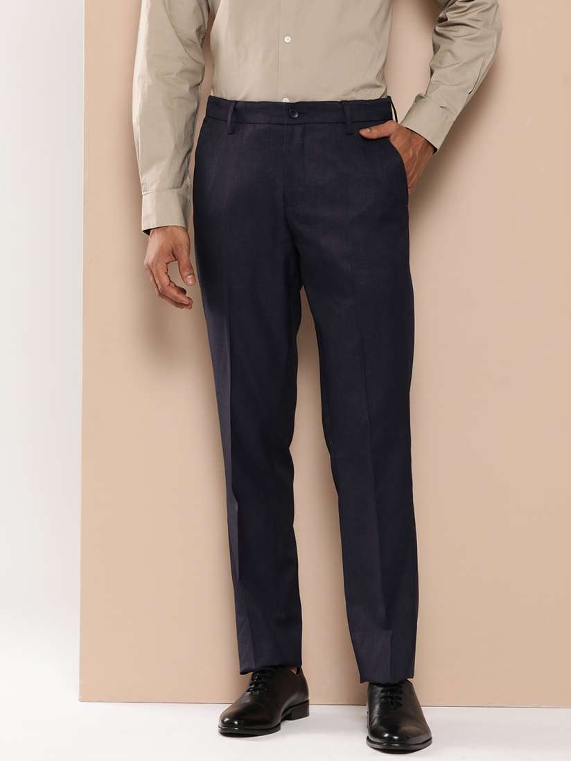 Buy INVICTUS Men Formal Trousers Trousers for Men 27632310 Myntra
