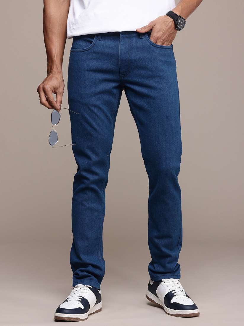 Buy WROGN Men Slim Fit Stretchable Jeans Jeans for Men 27632876 Myntra