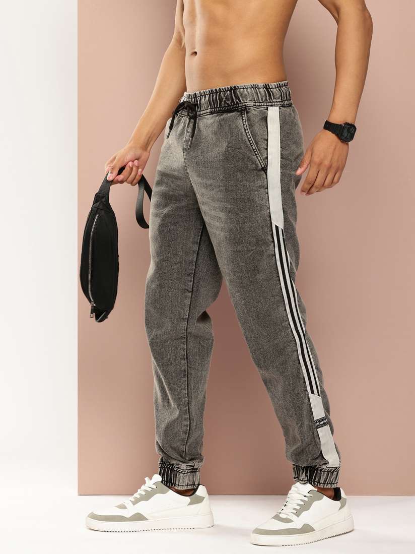 Buy Harvard Men Relaxed Fit Light Fade with Side Stripe Stretchable Jogger Jeans Jeans for Men 27633554 Myntra