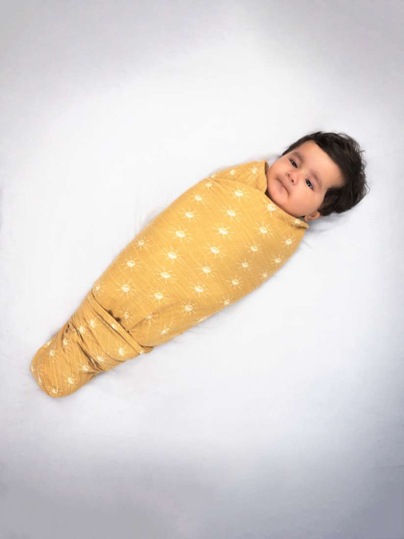 Mustard muslin swaddle cheap