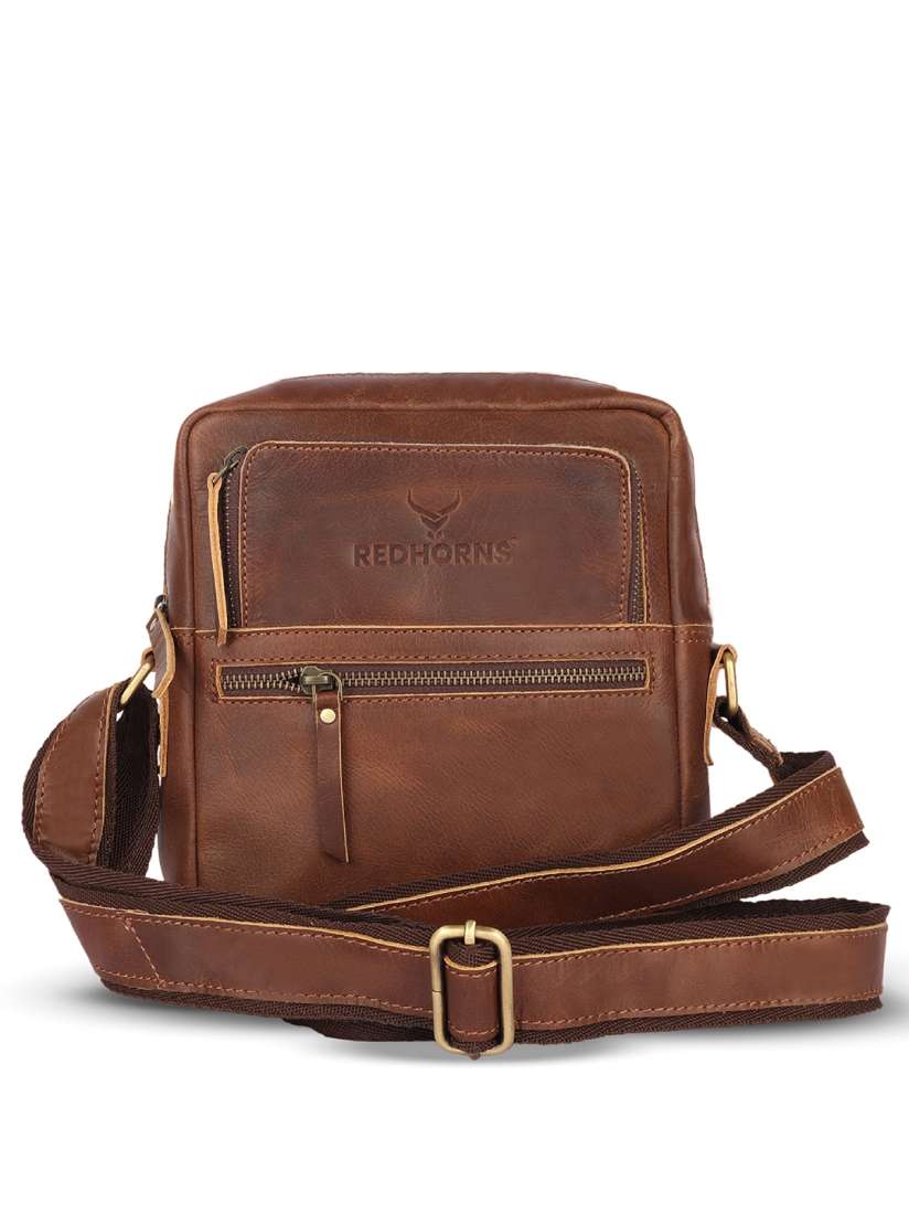 Myntra leather bags on sale
