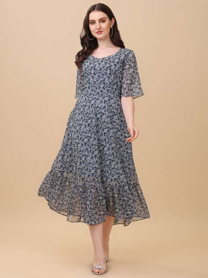 Midi dress on myntra new arrivals