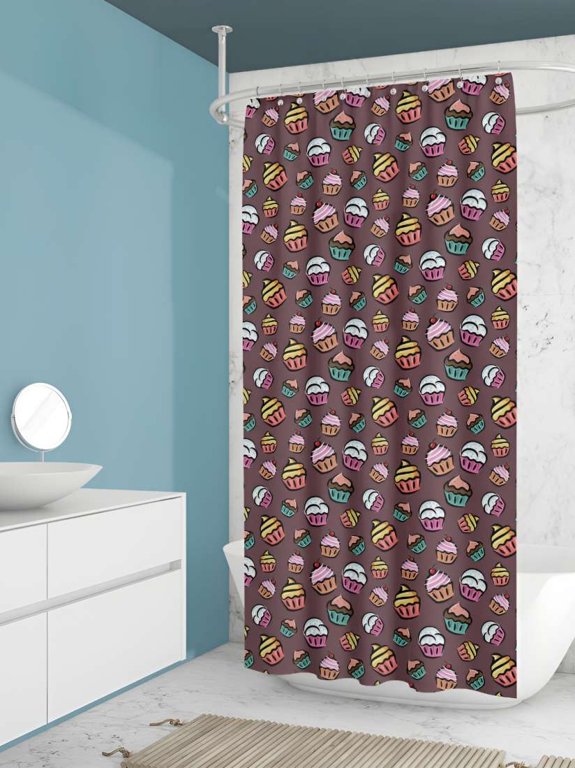 Buy ArtzFolio Brown Pink Printed Waterproof Shower Curtains Shower Curtains for Unisex 27693256 Myntra
