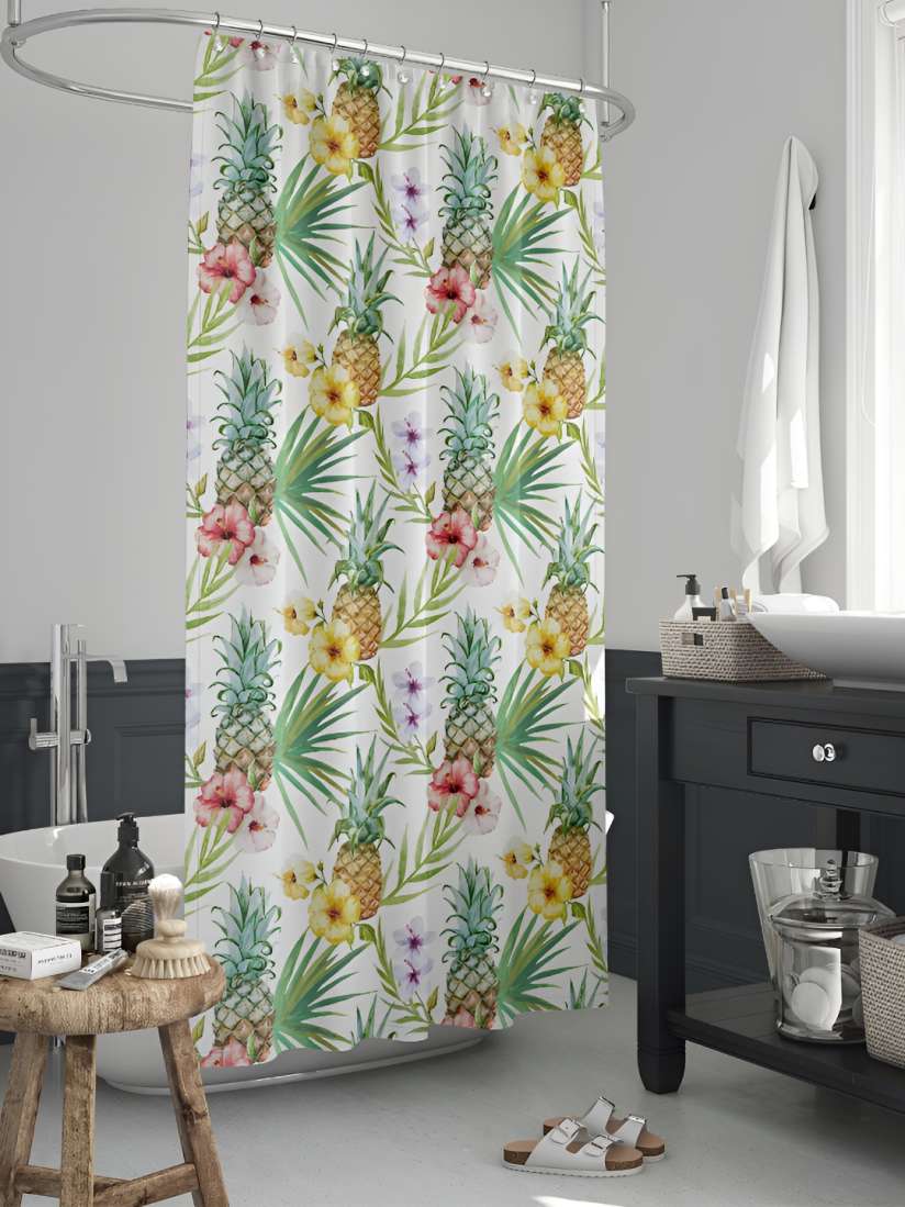 Pineapple shower curtains sale