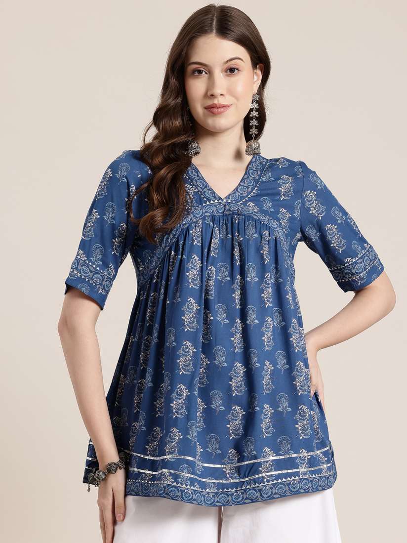 Myntra floral kurtis discount