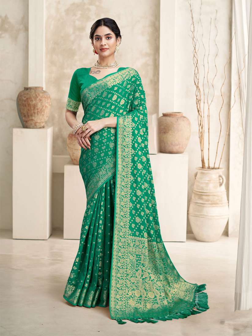 Myntra banarasi saree top