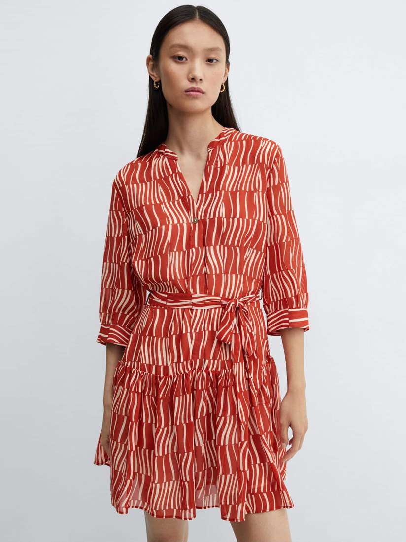 Buy MANGO Striped Shirt Mini Dress Dresses for Women 27737146 Myntra