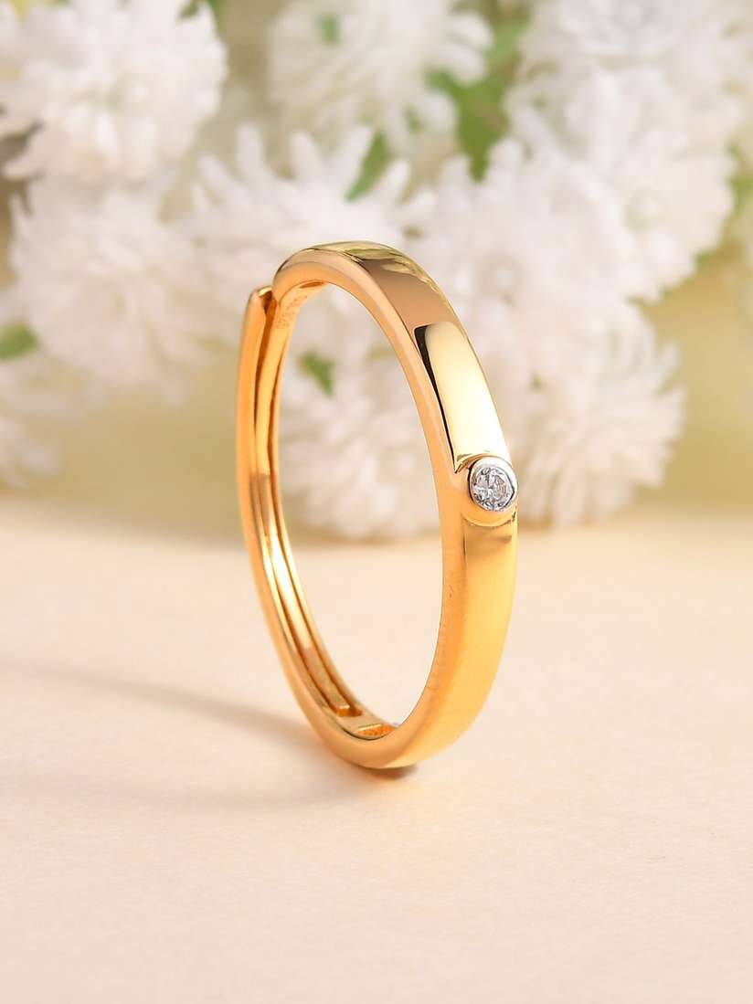 Finger Gold Simple Ring Design For Girl Buy Delicate Loop Gold