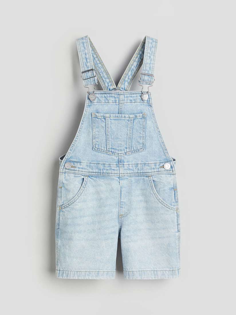 Denim dungaree shorts h deals