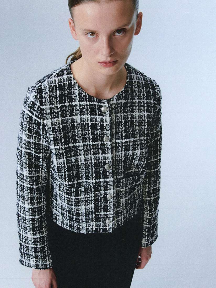 Long boucle jacket online