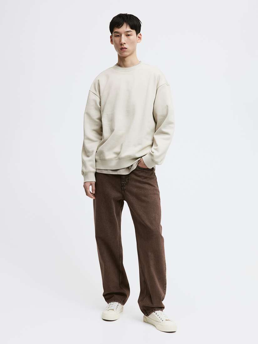 Buy H M Loose Fit Sweatshirt Sweatshirts for Men 27748456 Myntra