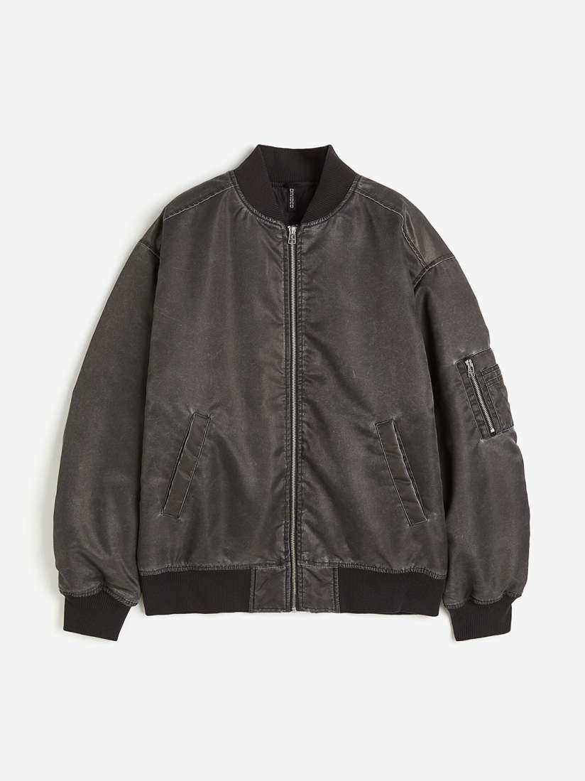 Suede bomber jacket h&m new arrivals
