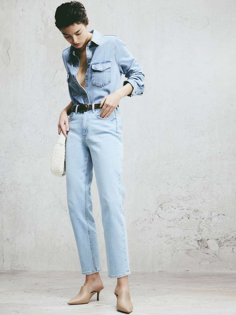 H&m straight ankle jeans clearance