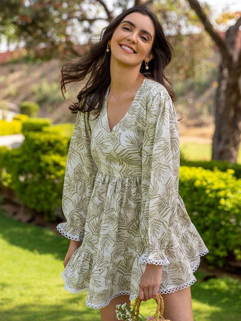 Myntra cotton dresses shop