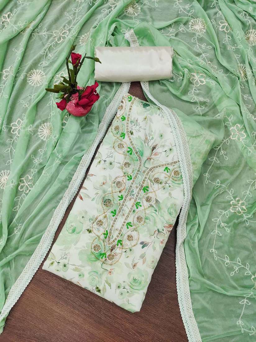 Myntra women's cotton dress material shop