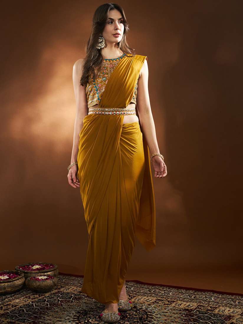 Myntra sarees party wear best sale
