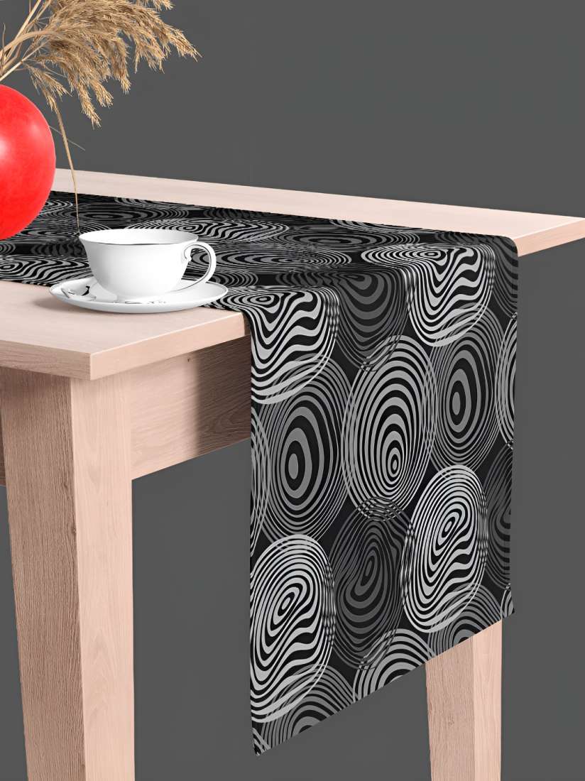 Buy ArtzFolio Black Grey Velvet Dining Center Table Runner Runners for Unisex 27801056 Myntra