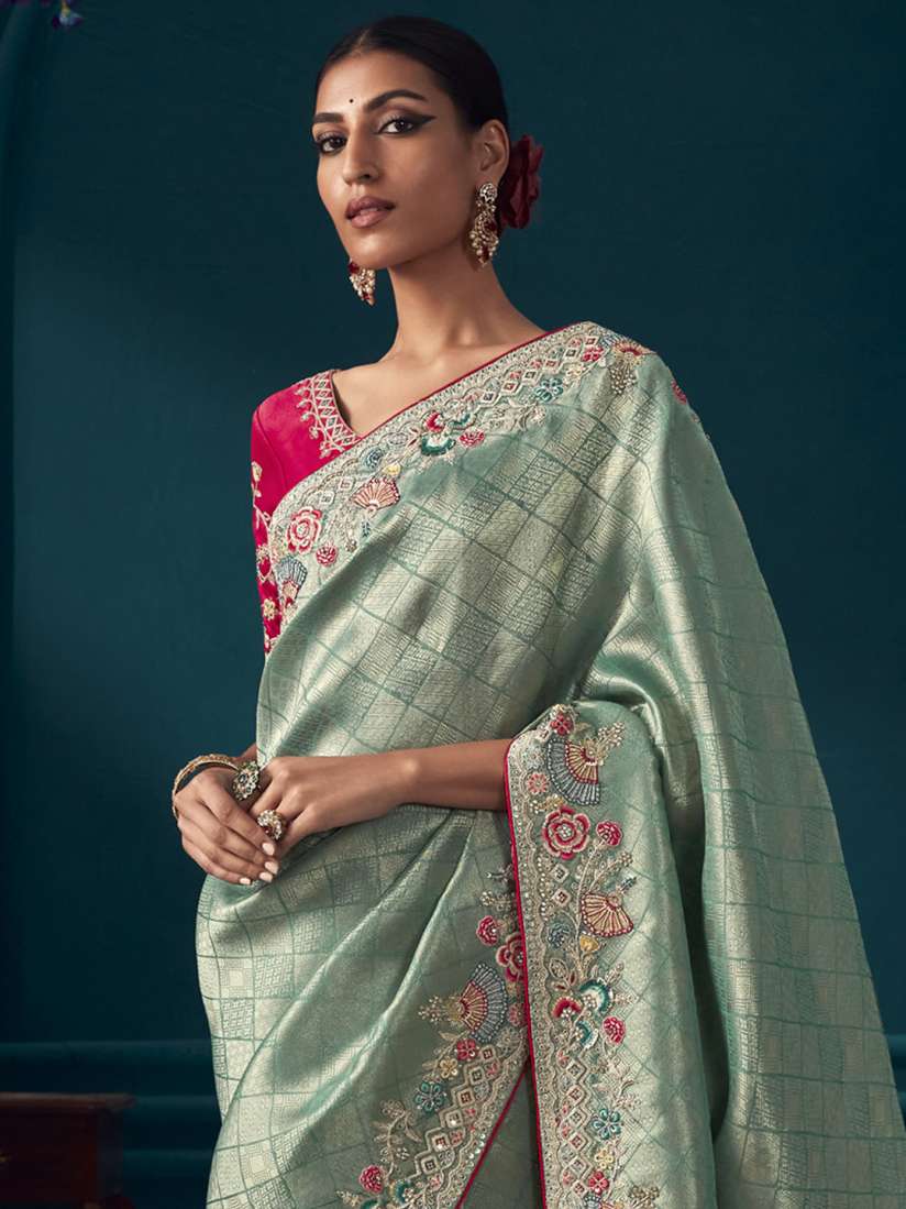Myntra banarasi saree deals