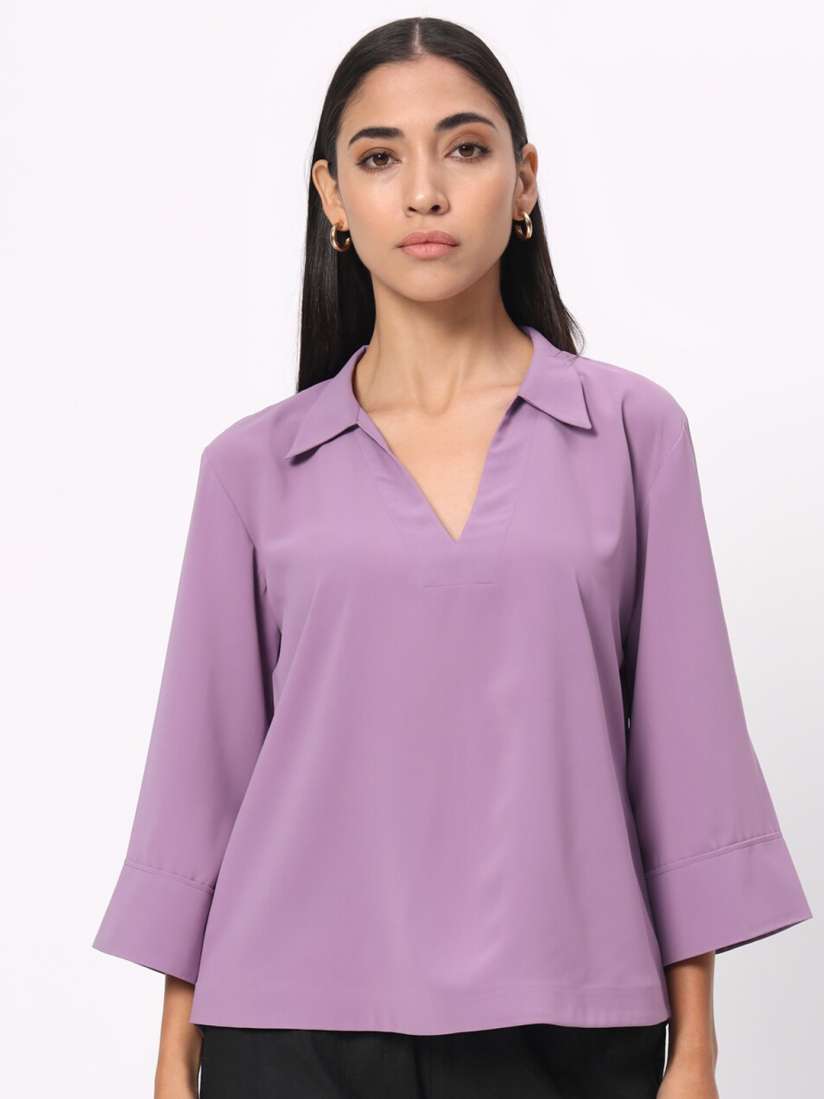 Georgette formal tops cheap