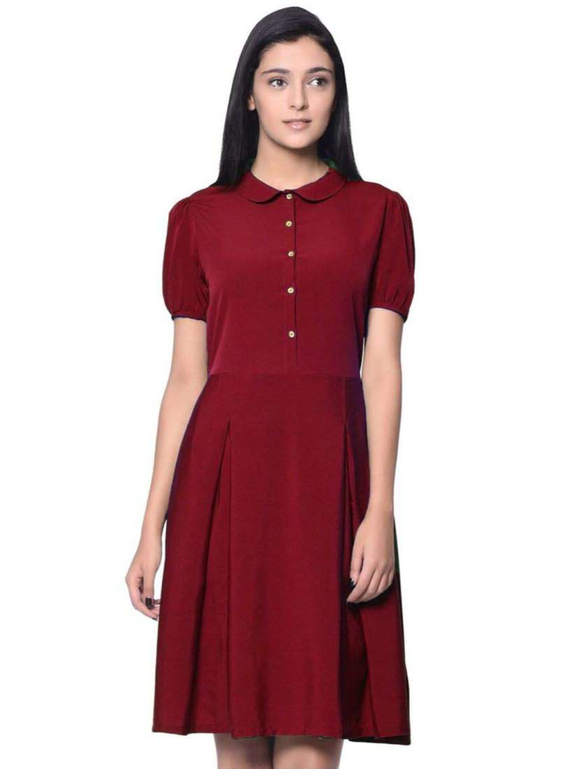 Buy Uptownie Plus Peterpan Collar Skater Dress Dresses for Women 27809080 Myntra