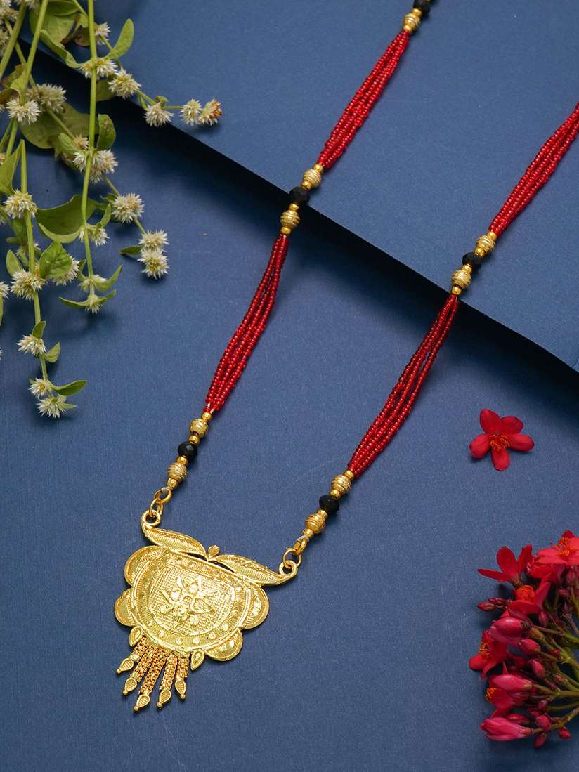 Light Weight Manchali Haar Design Belpan Manchali Mangalsutra Necklace