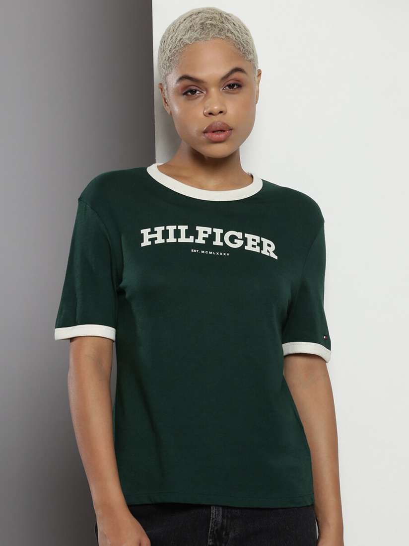 Myntra tommy hilfiger t shirts discount
