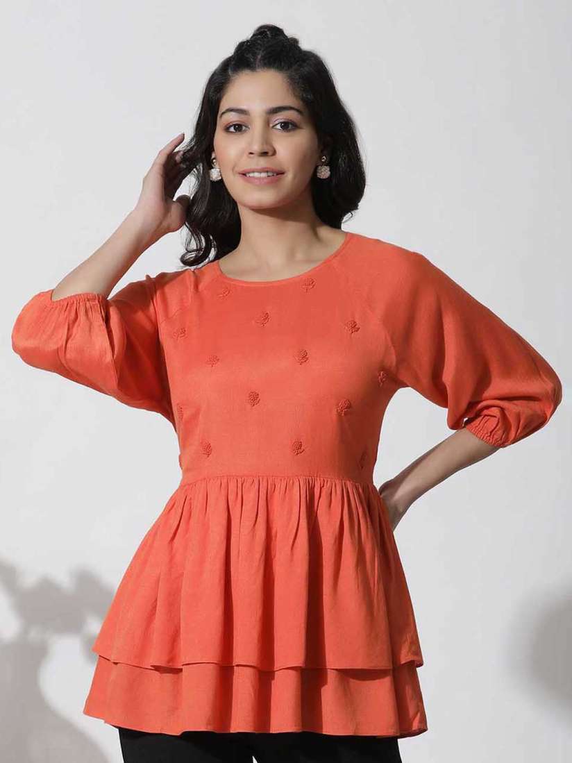 Longline peplum top cheap