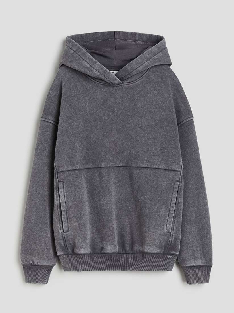 Washed look hoodie discount