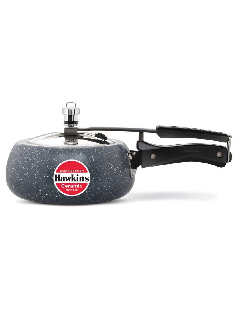 Buy Hawkins Grey Ceramic Nonstick Pressure Cooker 2L Pressure Cooker for Unisex 27854228 Myntra