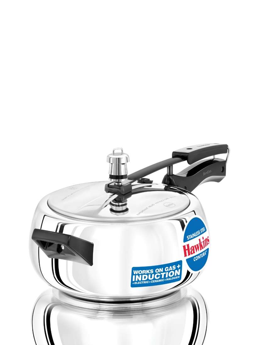 Buy Hawkins Silver Toned Contura 3.5L Pressure Cooker SSC Pressure Cooker for Unisex 27854580 Myntra
