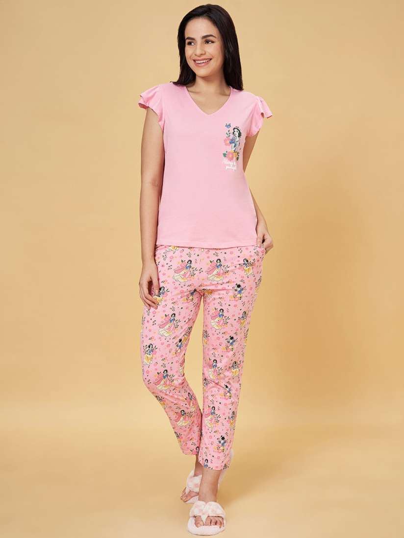Buy Dreamz by Pantaloons Women Printed Pure Cotton Night suit Night suits for Women 27855026 Myntra