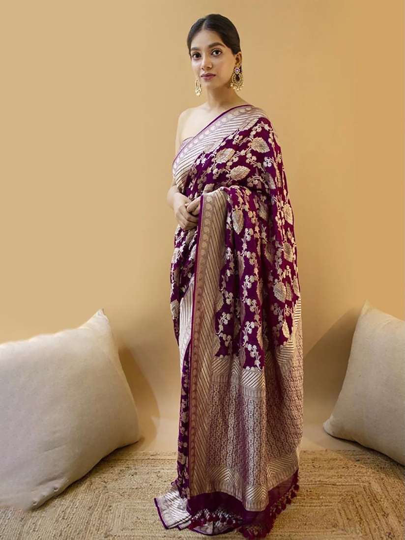 Myntra banarasi silk sarees shop
