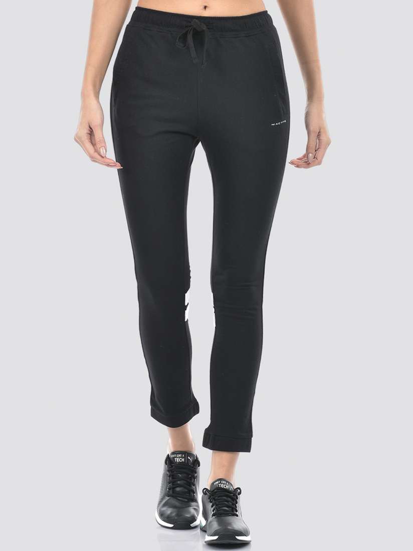 Buy Numero Uno Women Stripe Detail Pure Cotton Track Pants Track Pants for Women 27859946 Myntra